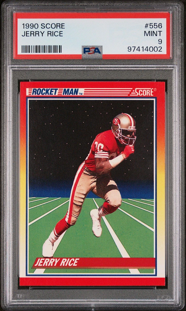 1990 Score 556 Jerry Rice PSA 9