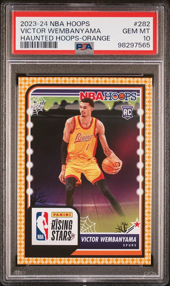 2023 Panini Nba Haunted Hoops Victor Wembanyama Orange PSA 10