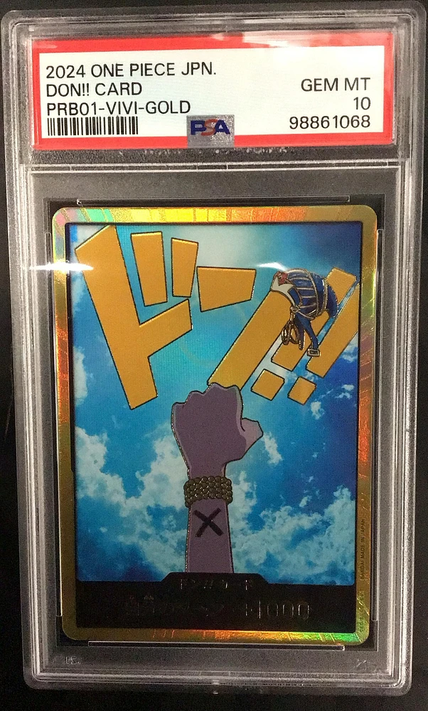 2024 One Piece Japanese Premium Booster -one Piece Card The Best- Don!! Card Nefeltari Vivi-gold PSA 10