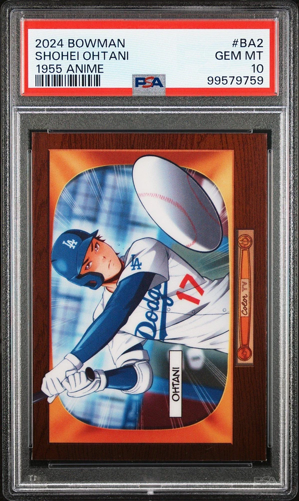 2024 Bowman 1955 Bowman Anime Ba2 Shohei Ohtani PSA 10