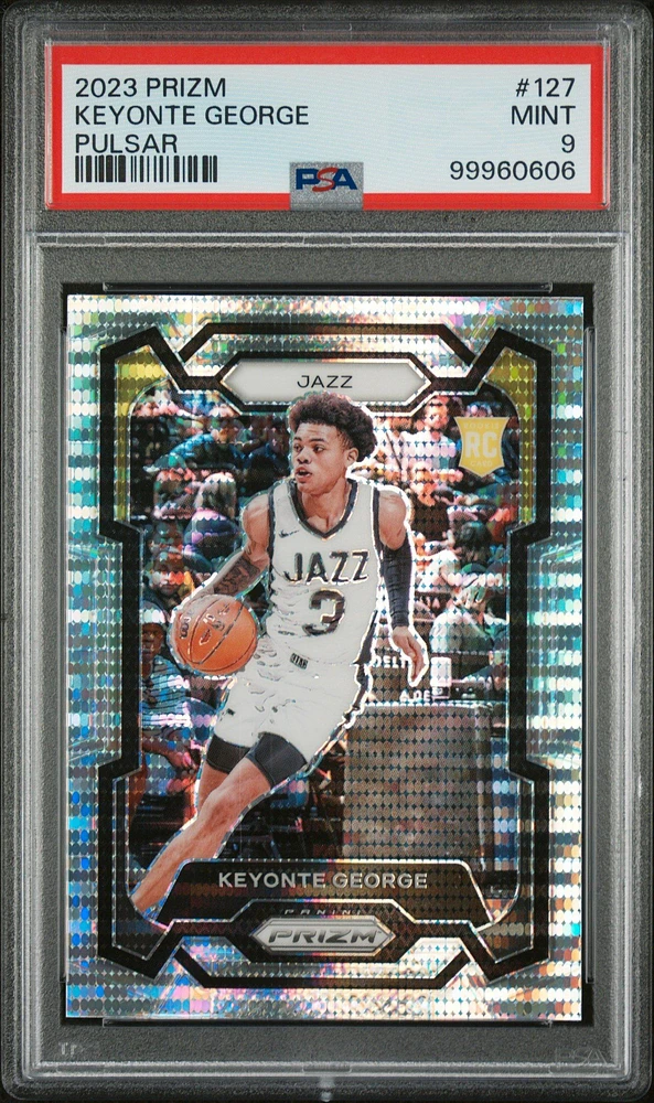 2023 Panini Prizm 127 Keyonte George Pulsar PSA 9