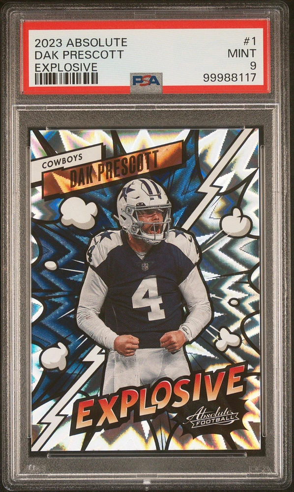 2023 Panini Absolute Explosive 1 Dak Prescott PSA 9