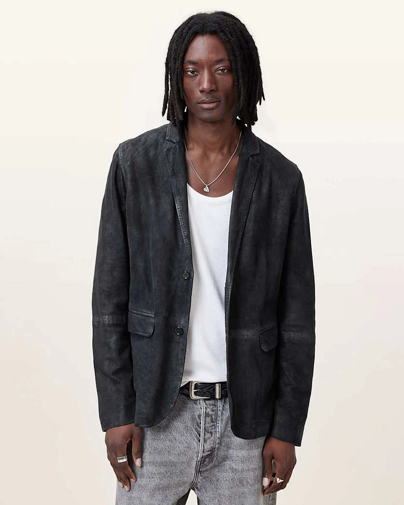 Monet Waxed Suede Blazer