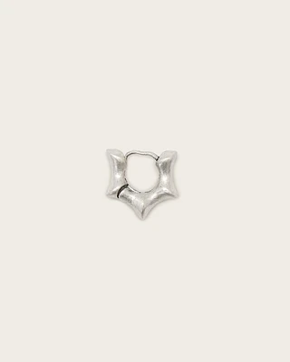 Tarek Sterling Silver Hoop Earring
