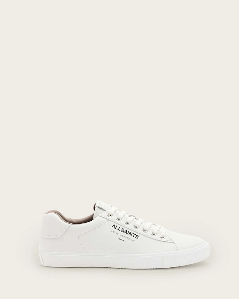 Underground Leather Low Top Trainers