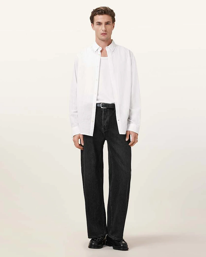 Cassis Long Sleeve Cotton Shirt