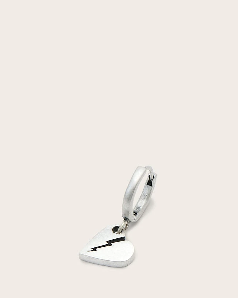 Split Heart Hoop Earring