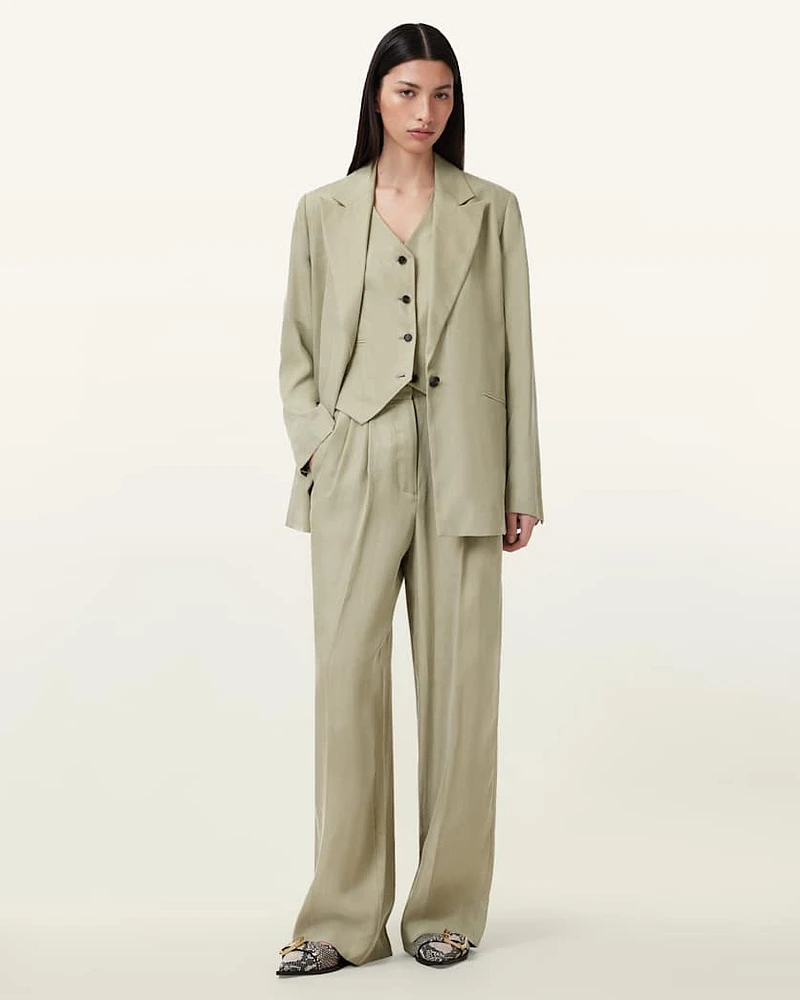 Averie Tencel Wide Leg Trousers
