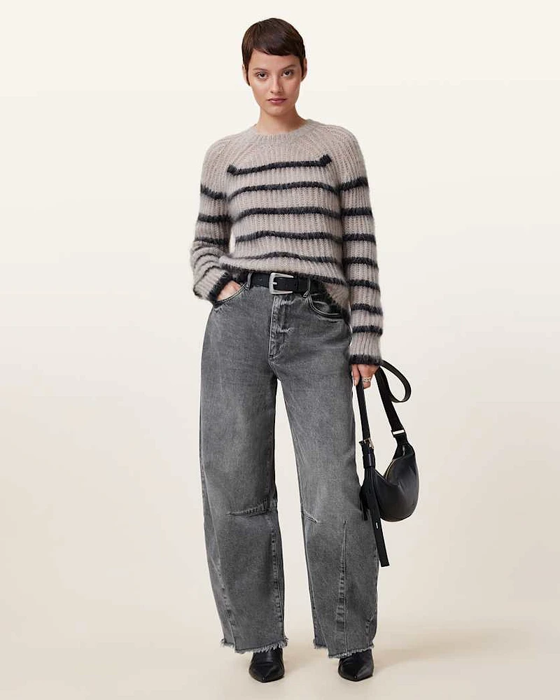 Jett Barrel Leg Denim Jeans