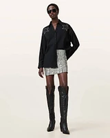 Jamilia Embellished Mini Skirt