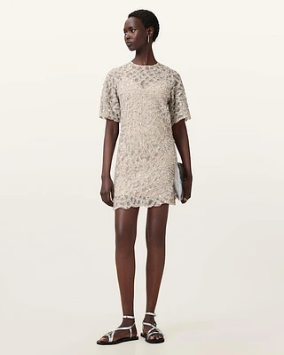 Eva Embellished Mini Dress
