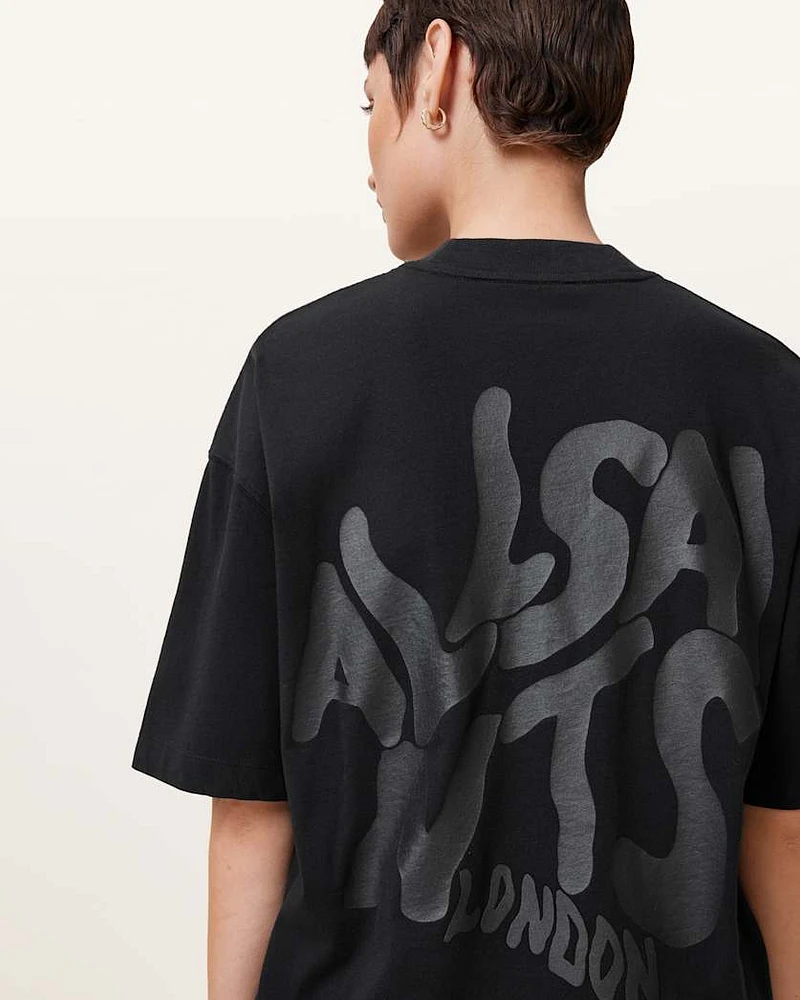 Orlando Logo Print Oversized T-Shirt