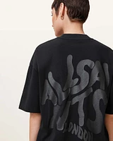 Orlando Logo Print Oversized T-Shirt
