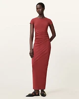 Katarina Short Sleeve Slim Fit Maxi Dress
