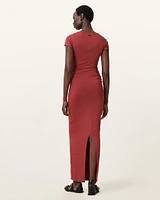 Katarina Short Sleeve Slim Fit Maxi Dress