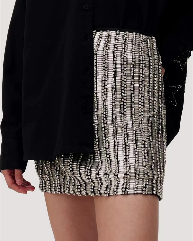 Jamilia Embellished Mini Skirt