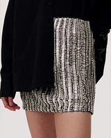 Jamilia Embellished Mini Skirt