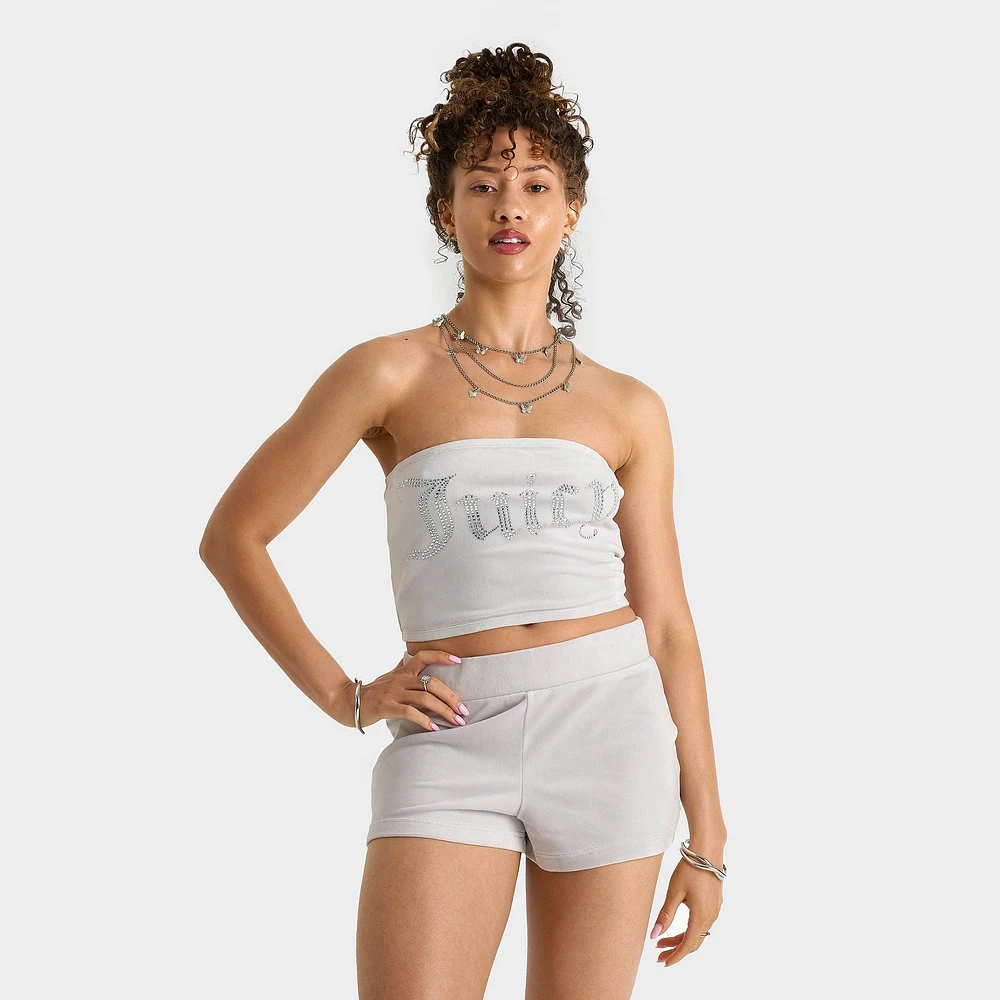 Womens Juicy Couture OG Bling Tube Top