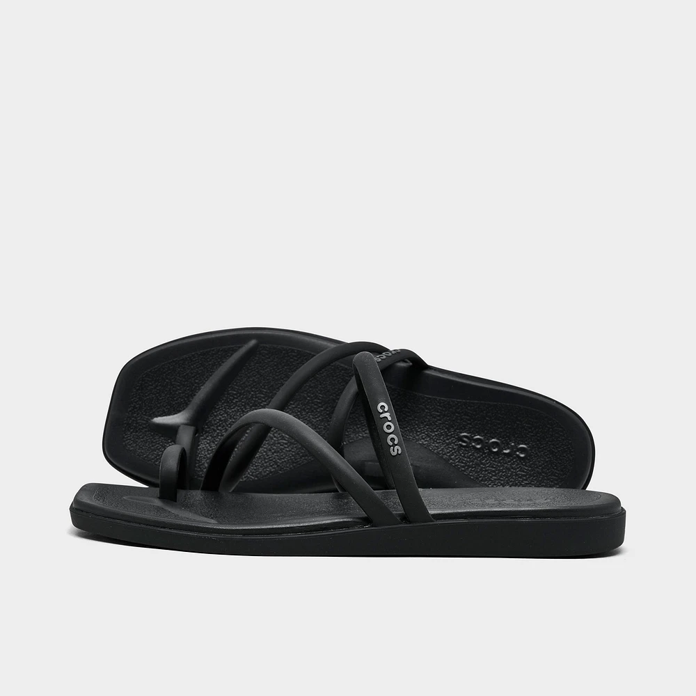 Women's Crocs Miami Metallic Toe Loop Sandals