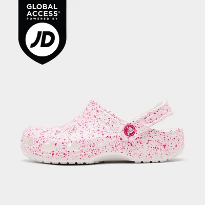 Girls' Big Kids' Crocs Paint Splatter Classic Clog Shoes