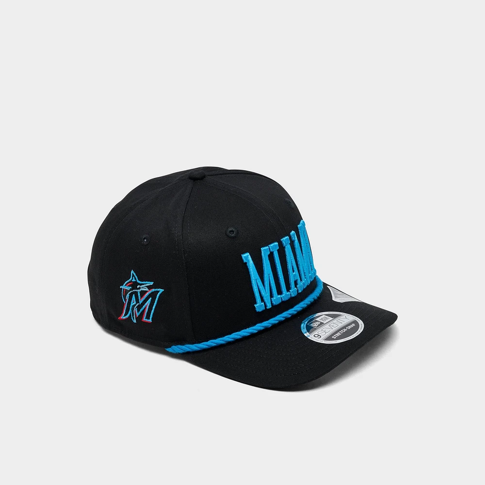 New Era Miami Marlins MLB 9SEVENTY Stretch-Snap Snapback Hat