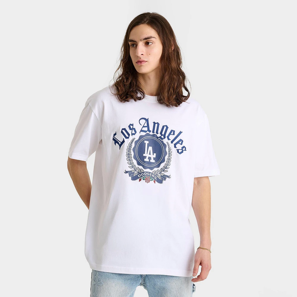 Men's New Era Los Angeles Dodgers MLB Throwback Prep T-Shirt