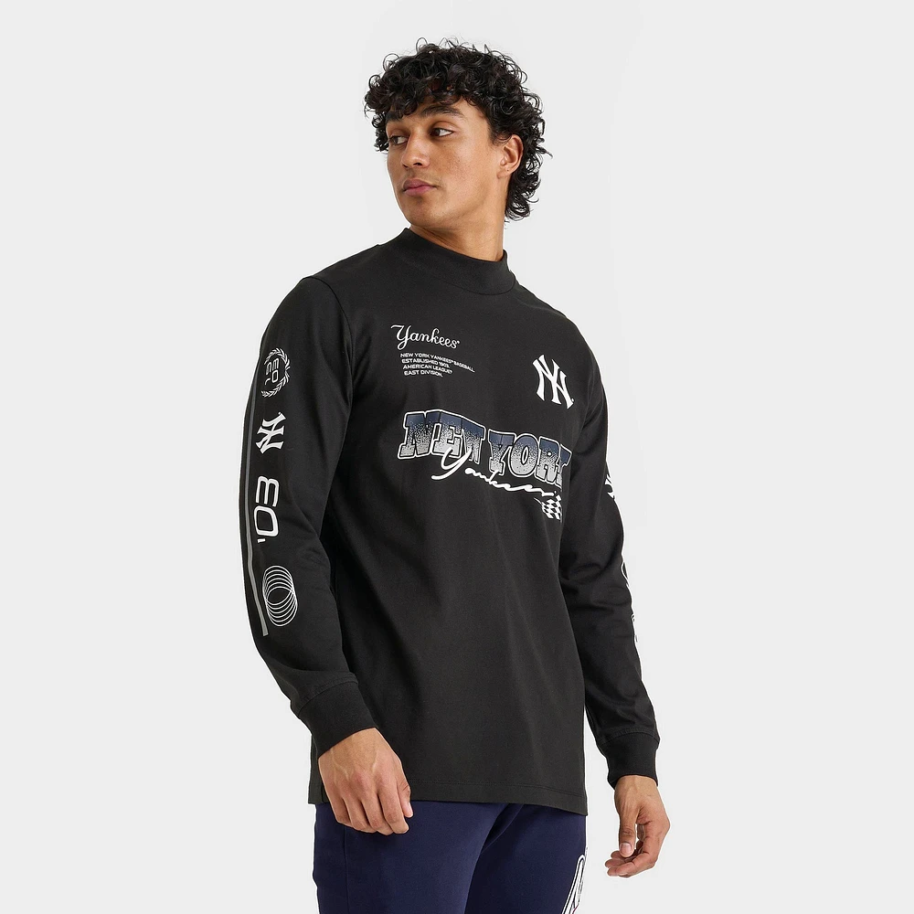 Men's New Era York Yankees MLB Modern Speed Long-Sleeve T-Shirt