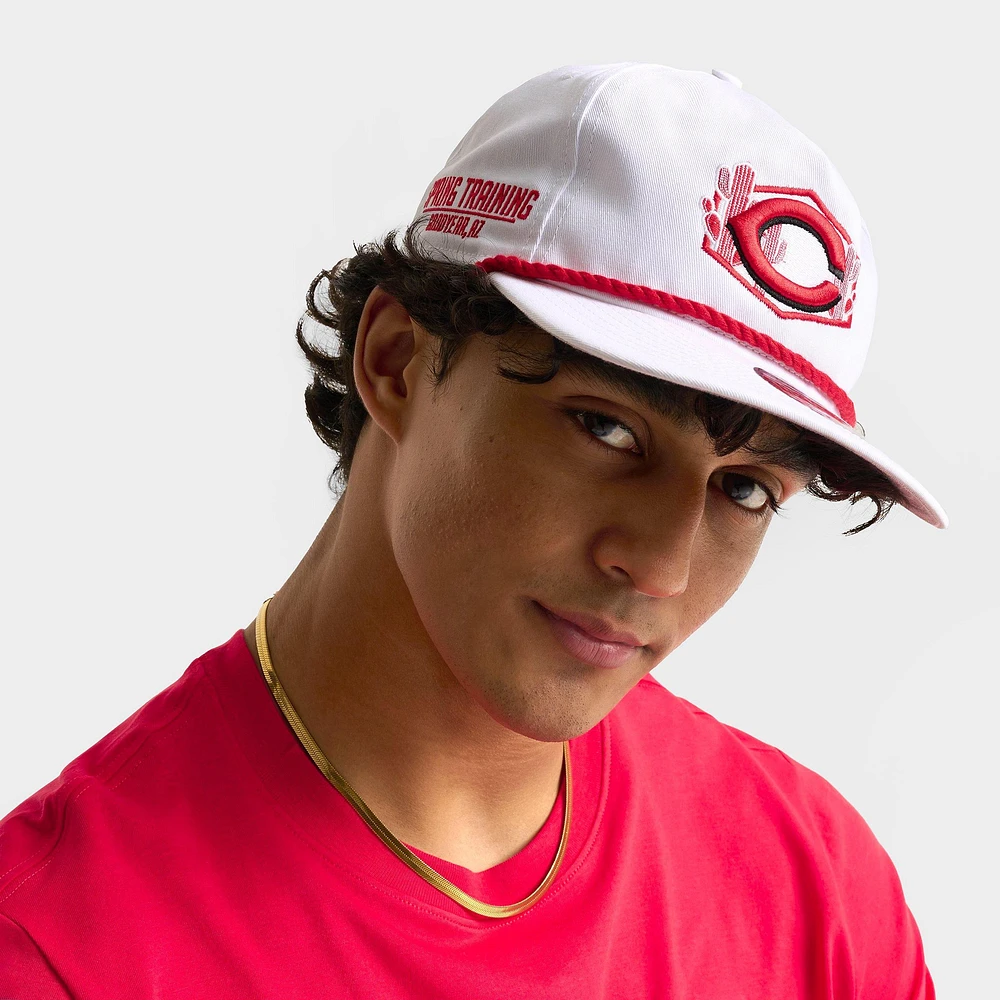 New Era Cincinnati Reds MLB The Golfer Team Text Snapback Hat