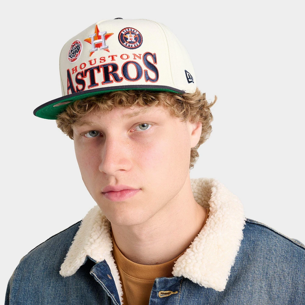 New Era Houston Astros MLB Multi Logo 9FIFTY Snapback Hat