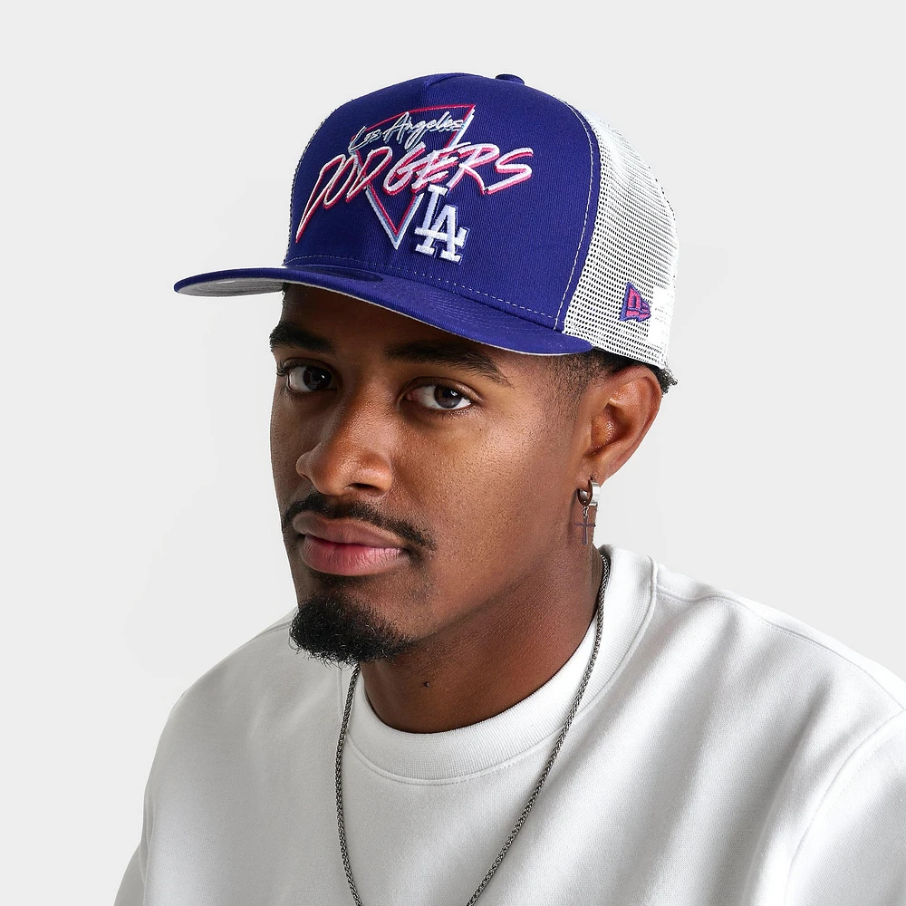 New Era Los Angeles Dodgers MLB 9FIFTY A-Frame Trucker Hat