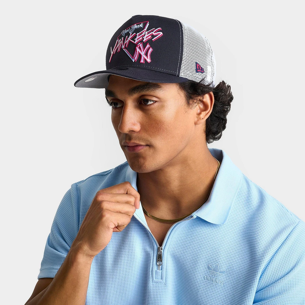 New Era New York Yankees MLB 9FIFTY A-Frame Trucker Hat