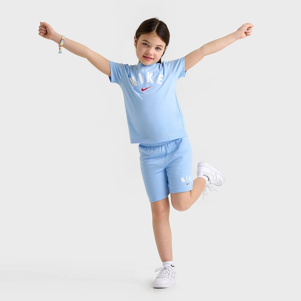 Girls' Little Kids' Nike T-Shirt and Shorts Set