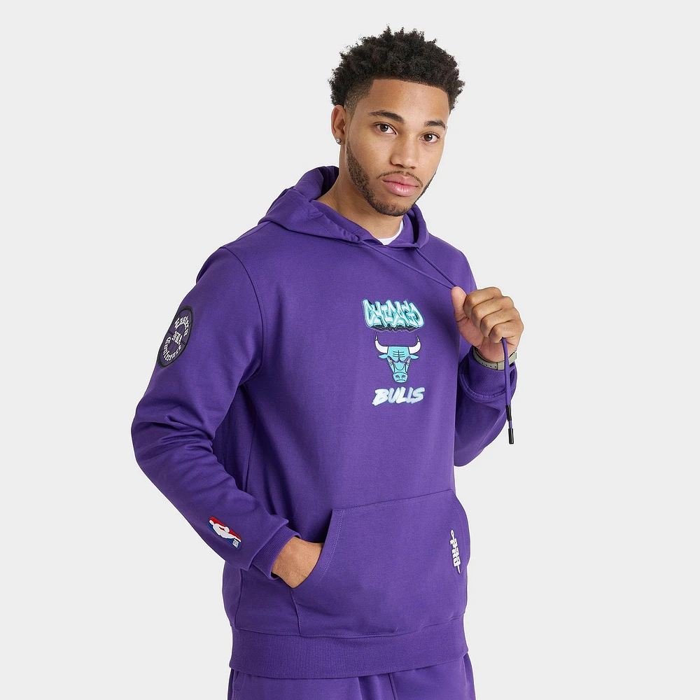 Men's Pro Standard Chicago Bulls Grape Pullover Hoodie