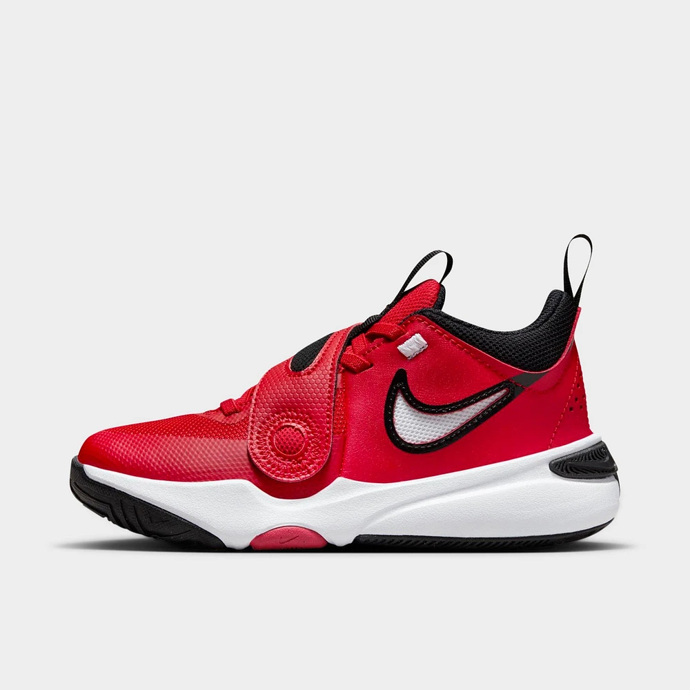 Little Kids' Nike Team Hustle D 11 Stretch Lace Basketball Shoes