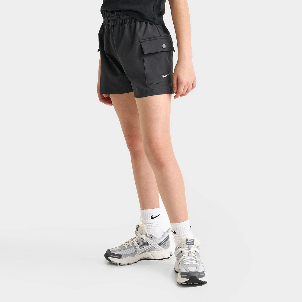 Girls' Nike Sportswear Woven Cargo Shorts