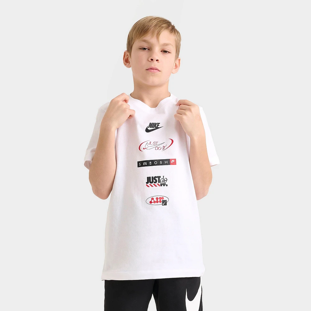 Kids' Nike Multi Logo T-Shirt