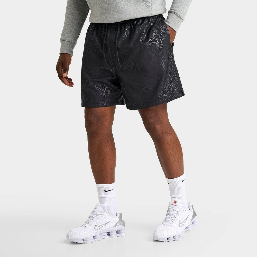 Men's Nike Club Flow Monogram Woven Shorts