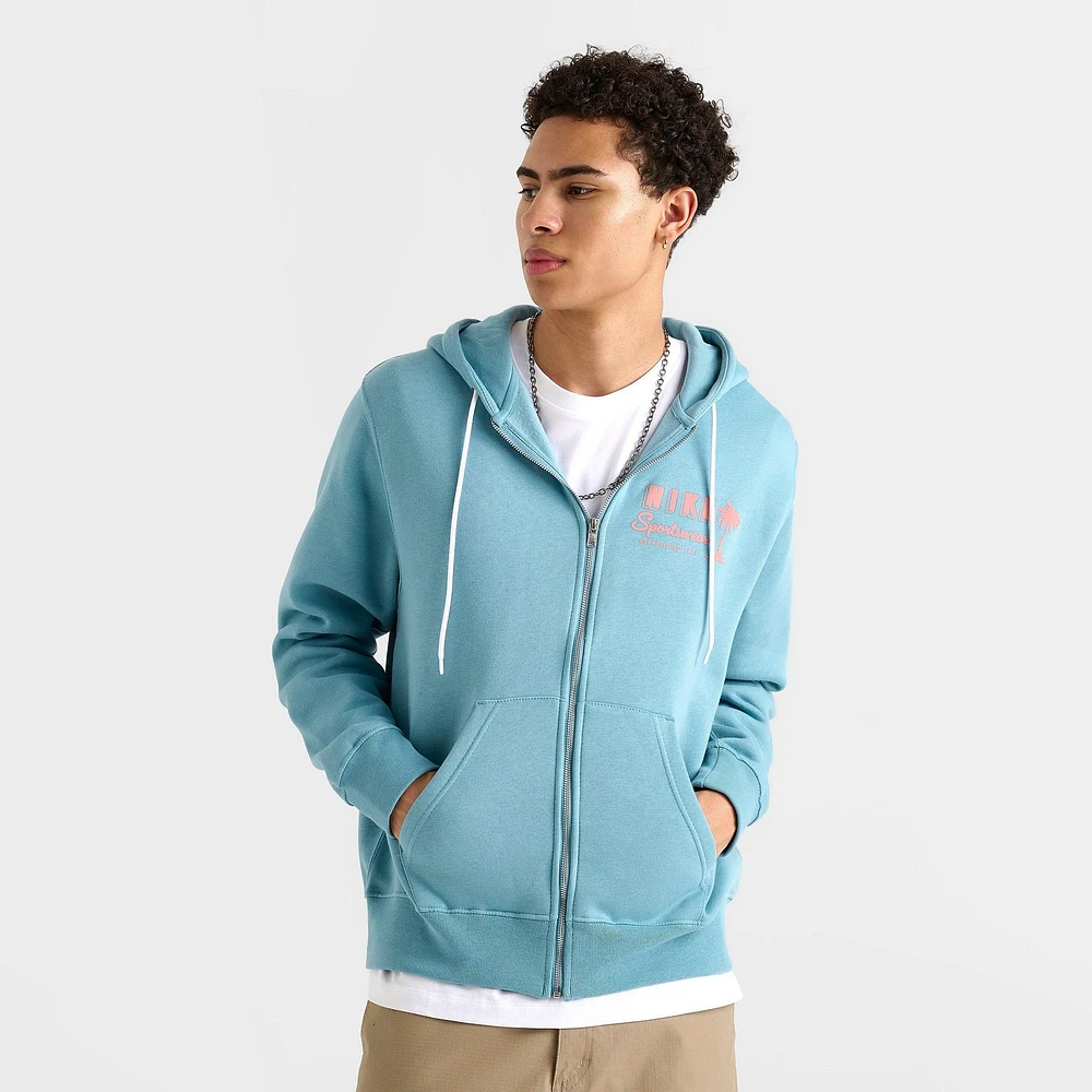 Men's Nike Sportswear Club Tropical Full-Zip Fleece Hoodie