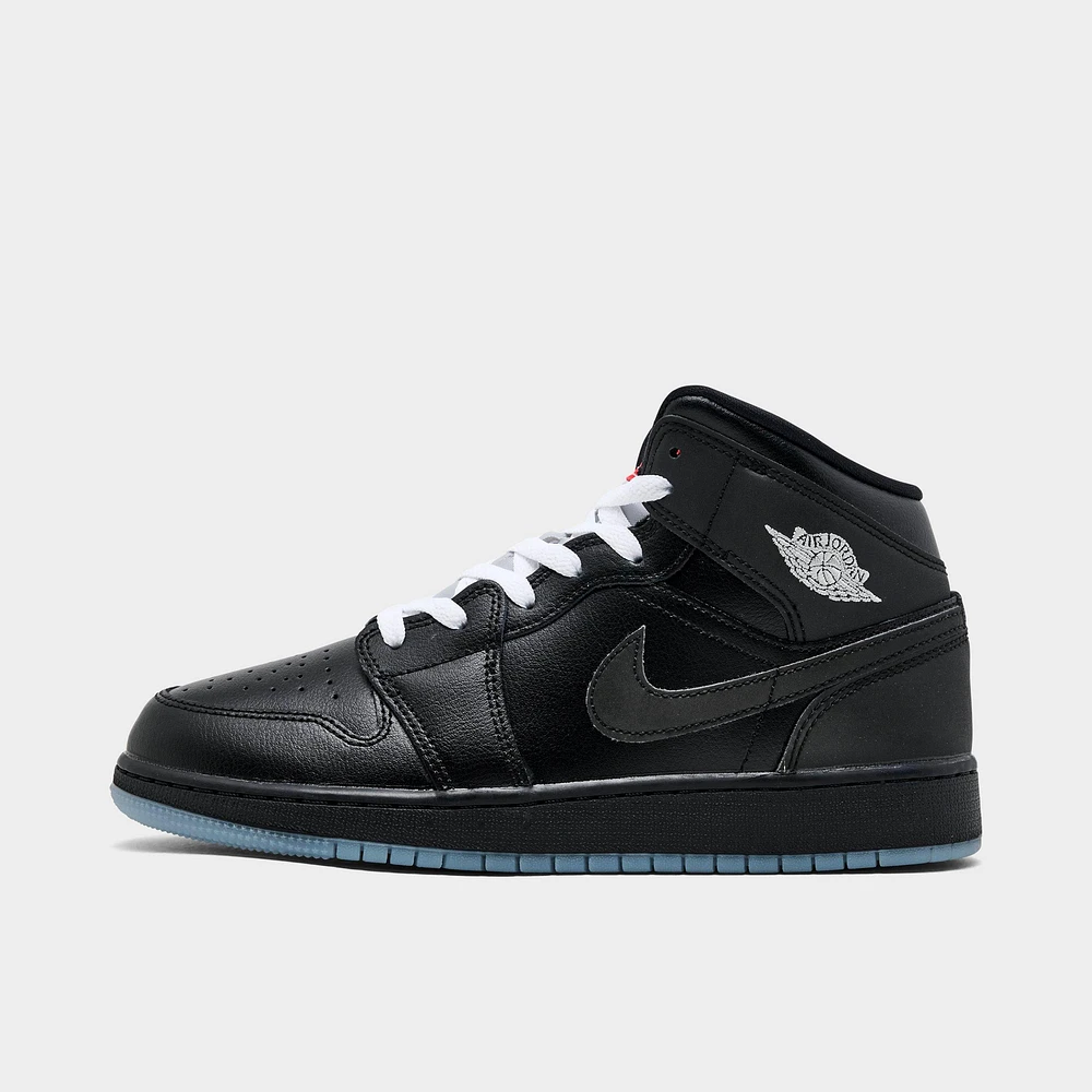 Big Kids' Air Jordan Retro 1 Mid Casual Shoes