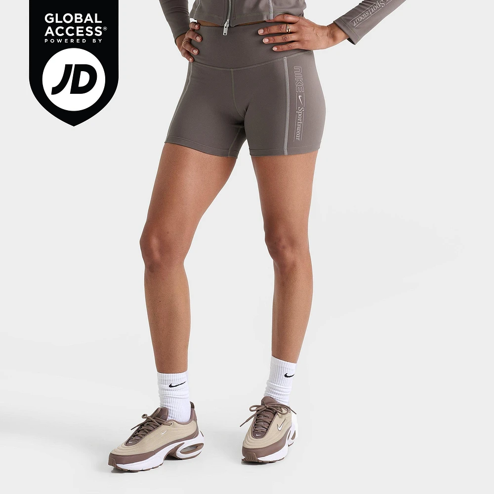 Women's Nike One Fitted Dri-FIT High-Waisted 5-Inch Biker Shorts