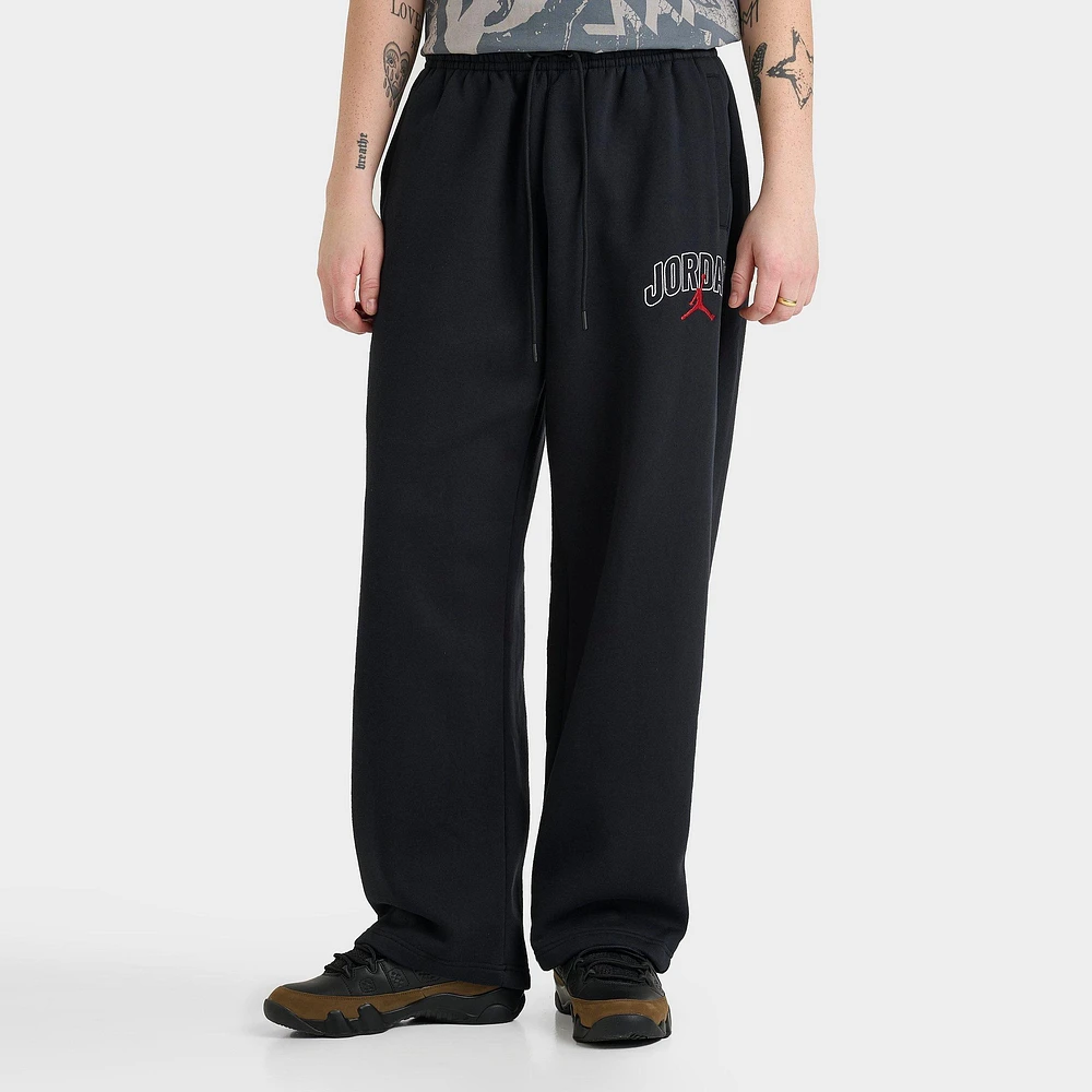 Men's Jordan Brooklyn Fleece Wordmark Logo Oversized Sweatpants