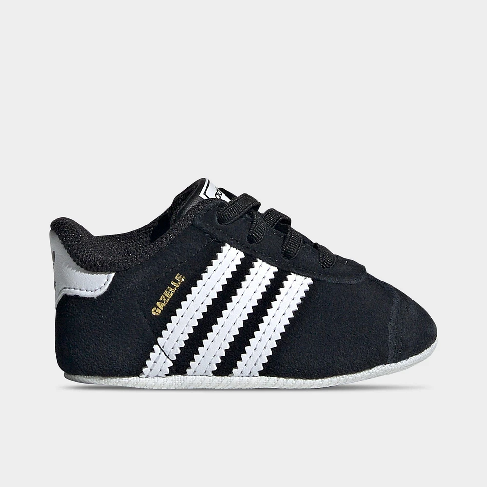 Infant adidas Originals Gazelle Stretch Lace Crib Shoes