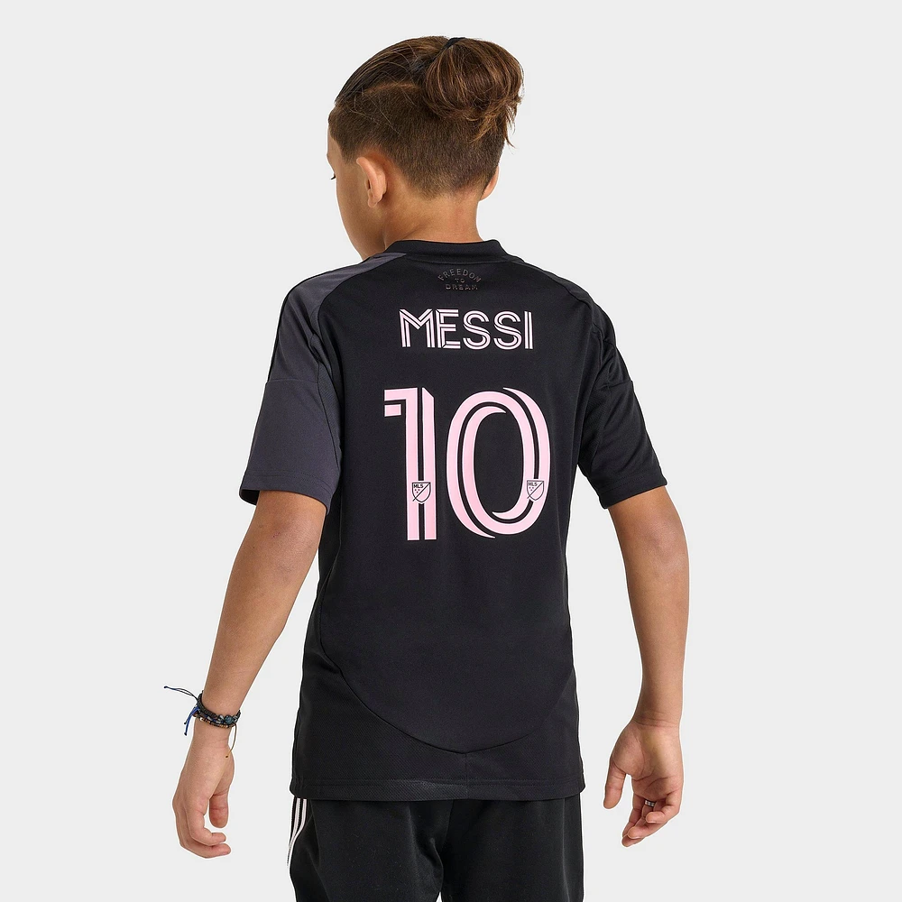 Kids' adidas Inter Miami CF 25-26 Messi Away Soccer Jersey