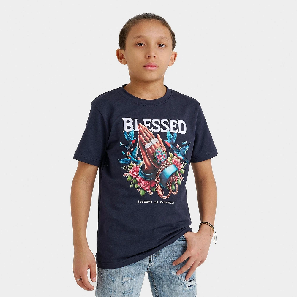 Kids' Streetz Iz Watchin Blessed T-Shirt