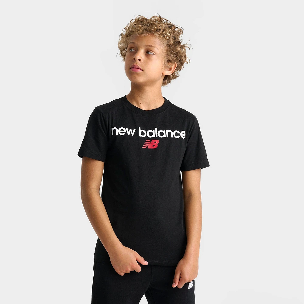 Kids' New Balance Linear Back Logo T-Shirt
