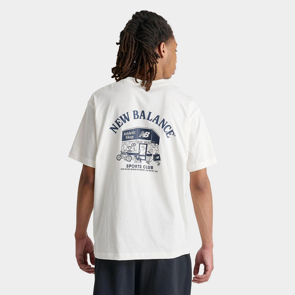 Men's New Balance Sports Club Shop Graphic T-Shirt