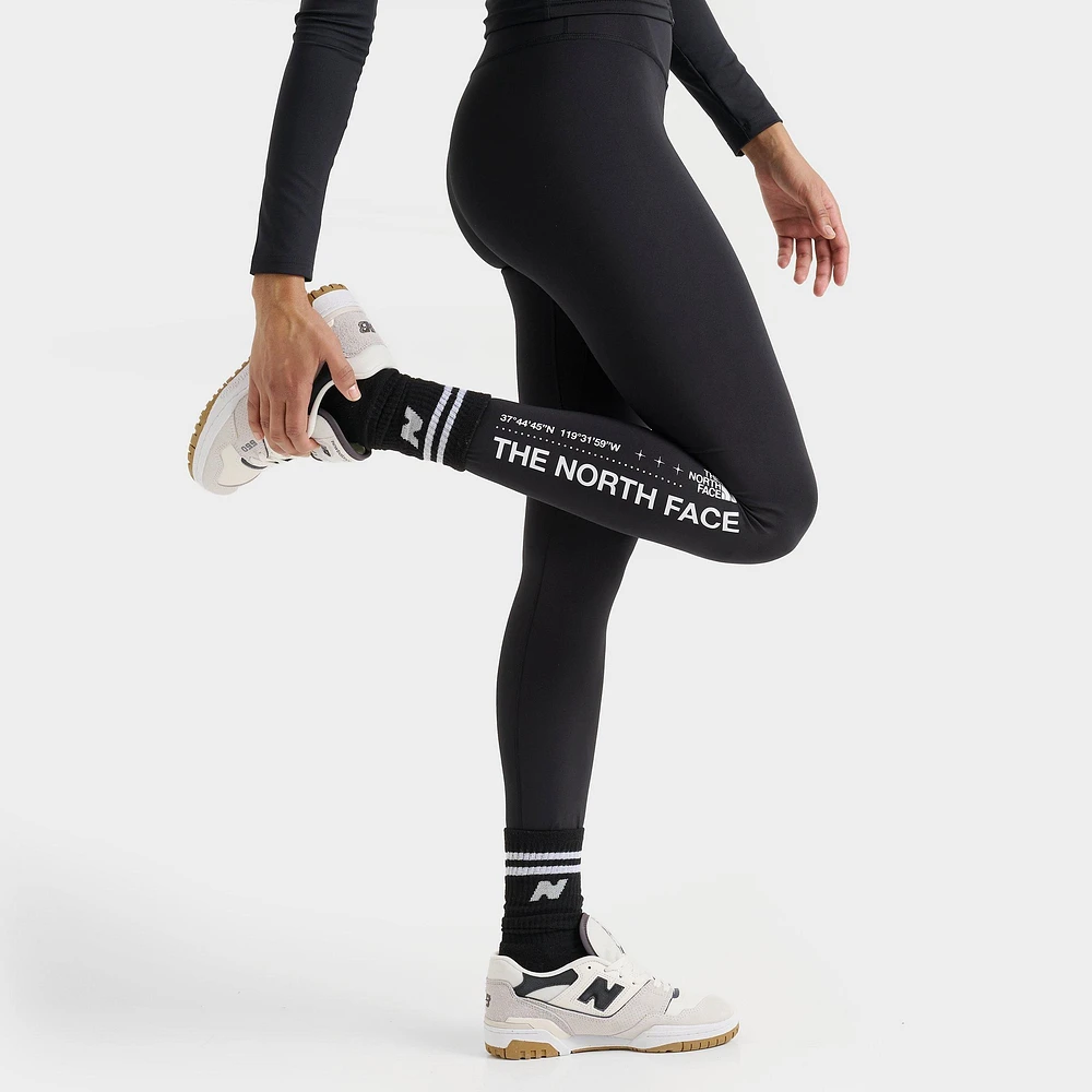 Womens The North Face Graphic Performance Leggings