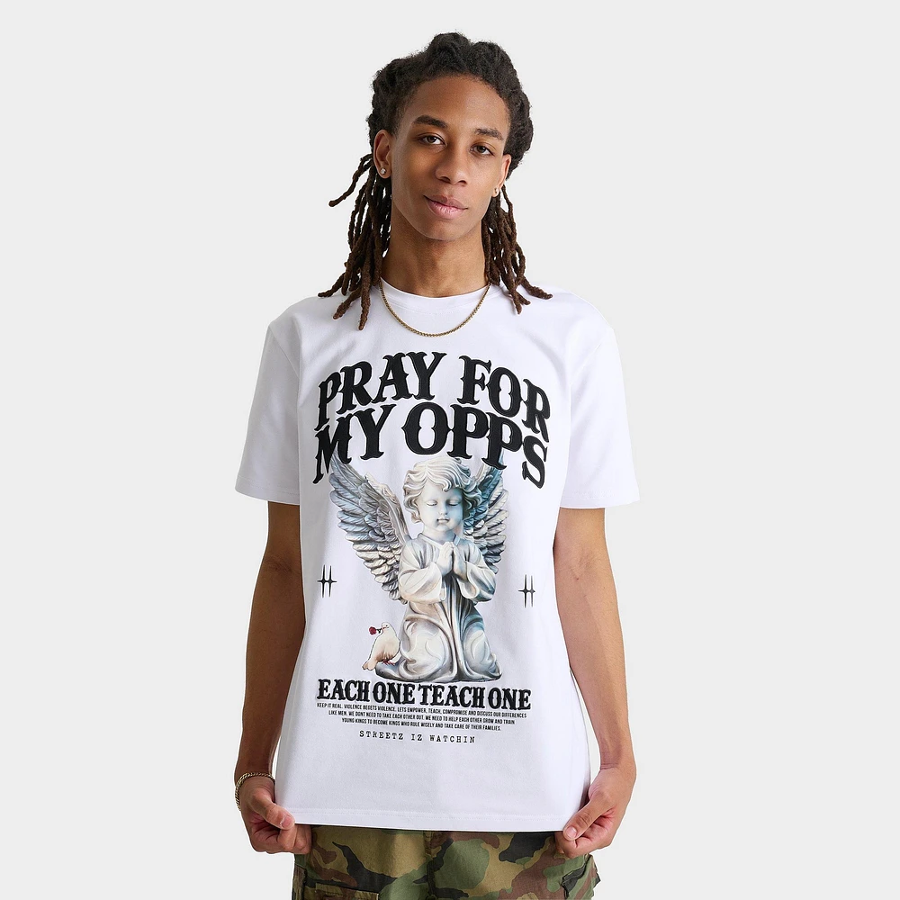 Men's Streetz Iz Watchin Pray For My Opps T-Shirt