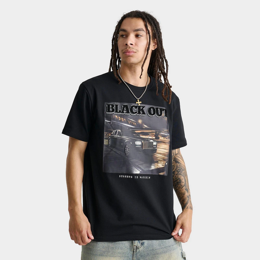 Men's Streetz Iz Watchin Black Out T-Shirt