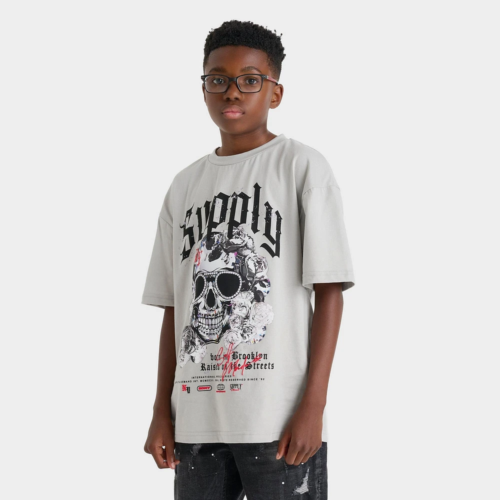 Kids' Supply & Demand Skull Glasses T-Shirt
